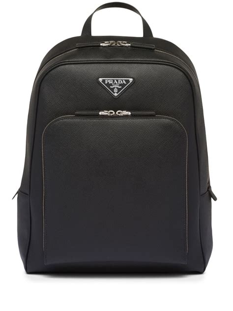 prada technical fabric and saffiano leather backpack|farfetch Prada purses.